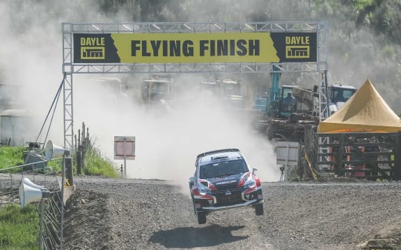 Shane van Gisbergen gana.  Rally Nueva Zelanda Batalla de Jacks Ridge Rally Sprint 2020.