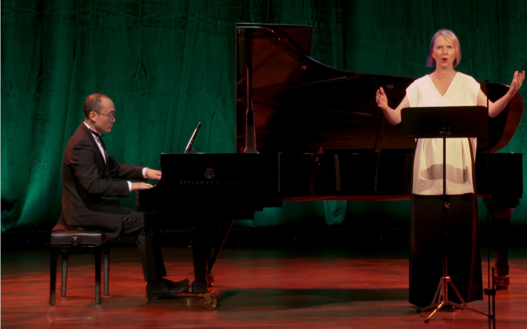 Pianist Jian Liu and soprano Jenny Wollerman perform 21 songs by 21 New Zealand women composers at the Aotearoa New Zealand Arts Festival, 2022