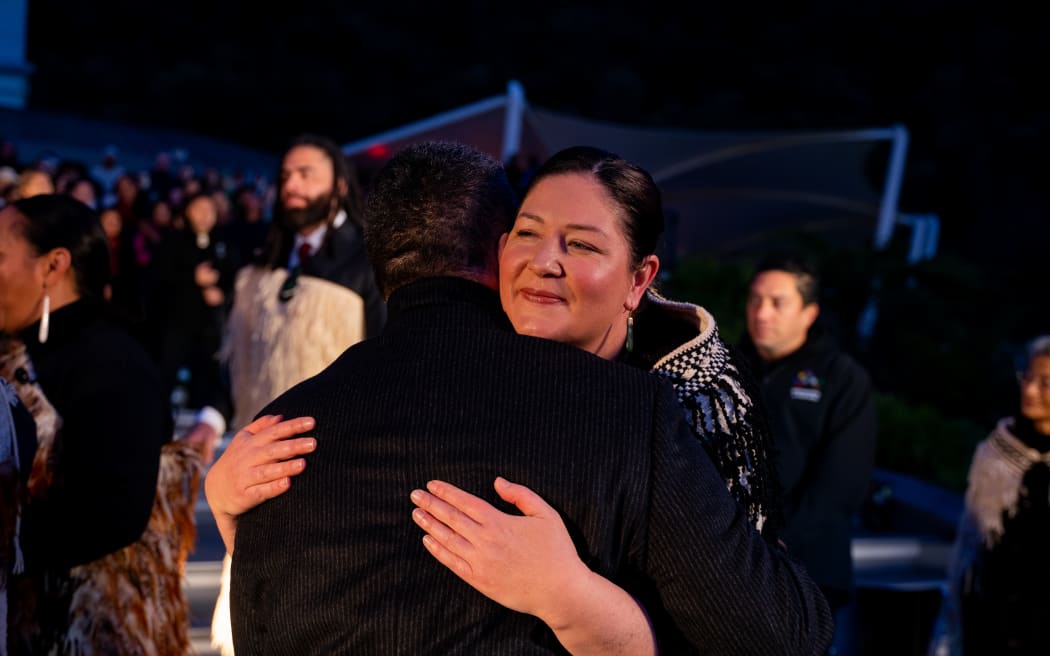 Labour MP Willow-Jean Prime at the national hautapu ceremony in Rotorua.