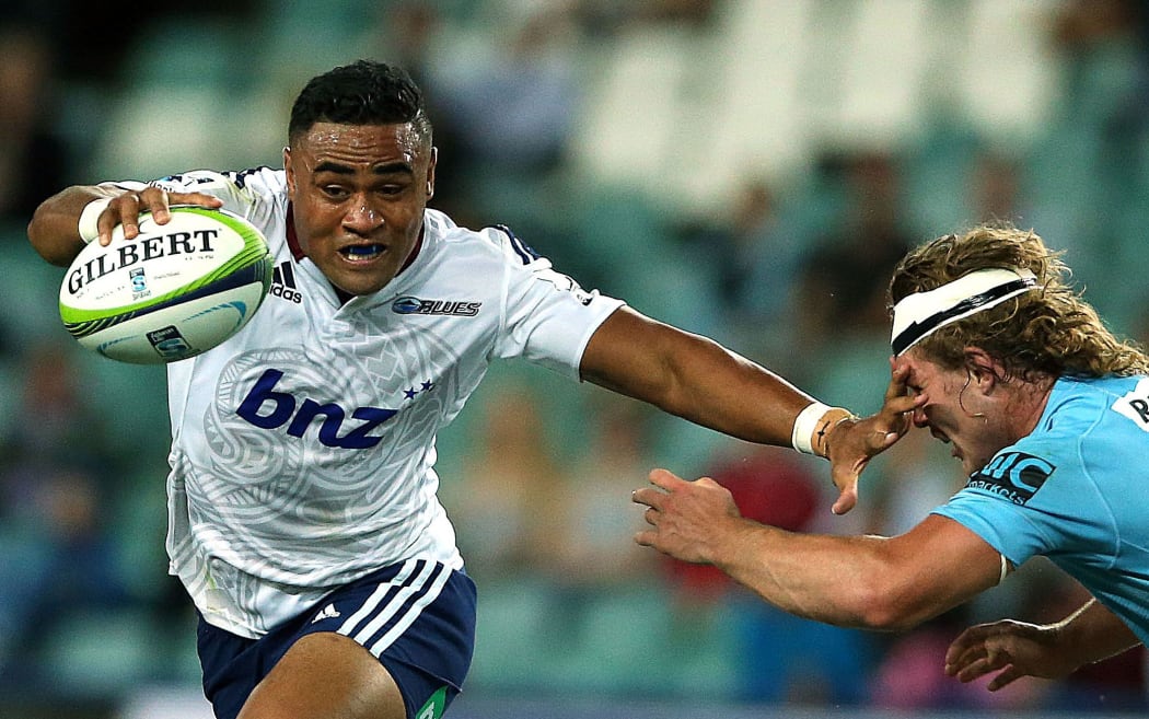 The Blues midfielder Francis Saili in action.