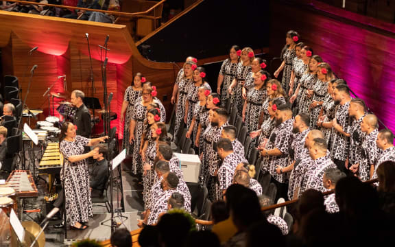 Signature Choir performs with the NZSO (Mana Moana 2022).