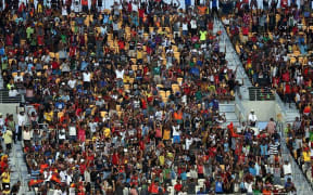 Sir John Guise Stadium was packed for the OFC Nations Cup final between hosts Papua New Guinea and eventual champions New Zealand.