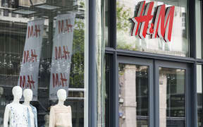 H&M logo and store in Antwerp