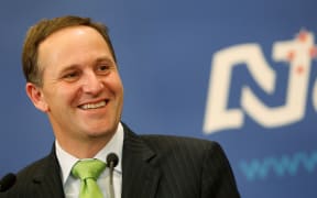 New Zealand Prime Minister-elect John Key speaks at a news conference in Auckland on 9 November 2008.