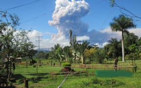 Mt Bagana eruption emitting significant amount of ash lava flow to nearby villages.