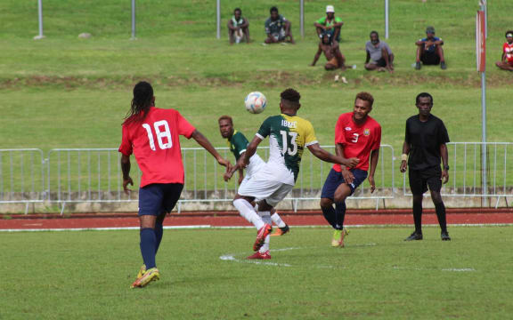 Action from the Vanuatu Friendship Cup
