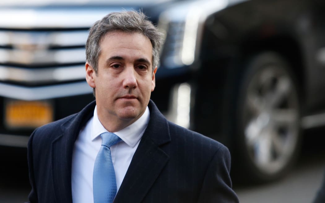 Michael Cohen arrives at federal court for his sentencing hearing, December 12, 2018 in New York City.