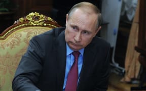 Russian President Vladimir Putin during a meeting in the Kremlin.