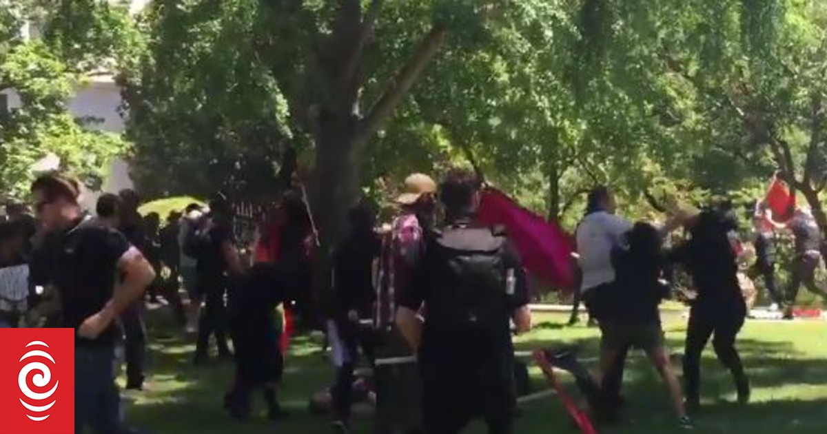 Several Stabbed At US White Nationalists' Rally | RNZ News