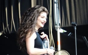 Lorde on stage