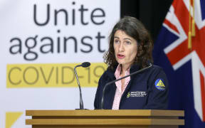 WELLINGTON, NEW ZEALAND - MARCH 31: Director of Civil Defence Emergency Management Sarah Stuart-Black speaks to media during a press conference at Parliament on March 31, 2020 in Wellington, New Zealand.