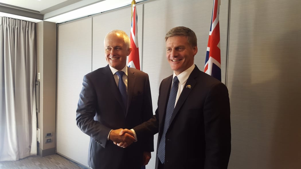 Australian Prime Minister Malcolm Turnbull meets with Bill English in Queenstown