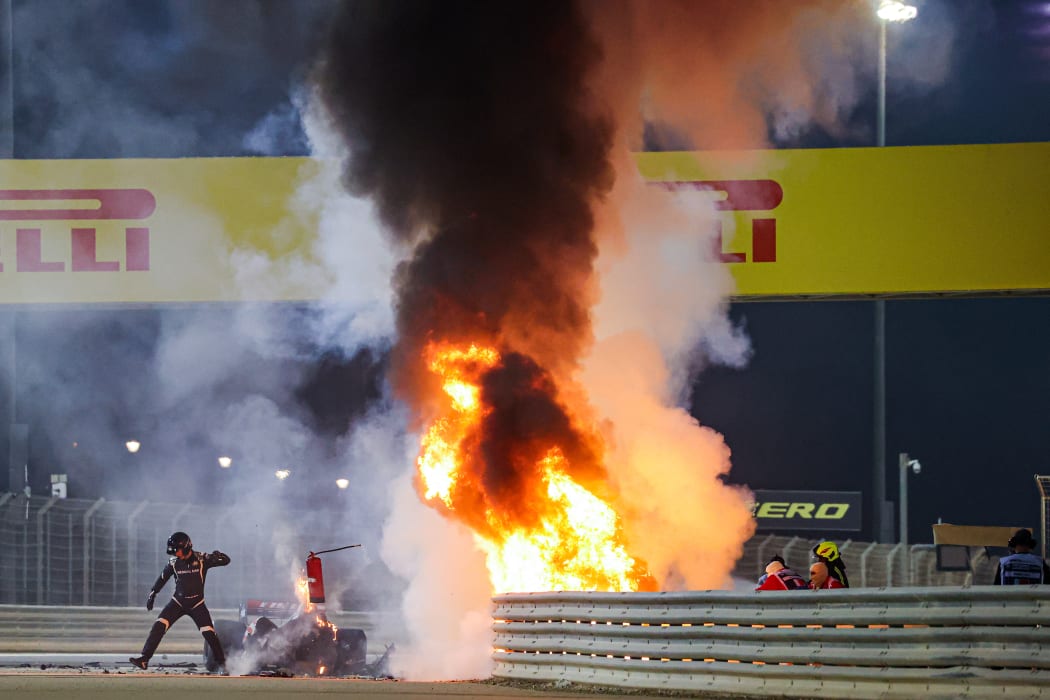 French driver Romain Grosjean had a miraculous escape from a fiery first-lap crash that ripped his car in two during the Formula 1 Gulf Air Bahrain Grand Prix 2020.