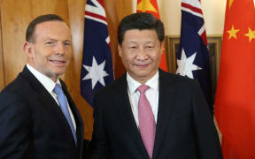 Tony Abbott and Xi Jinping