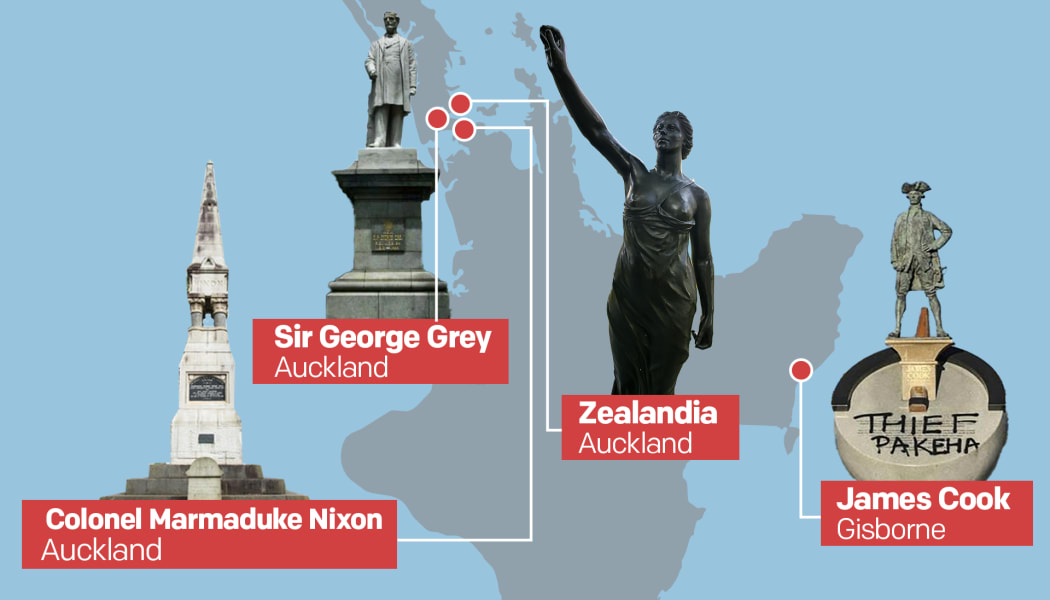 Controversy over NZ colonial statues longstanding RNZ News