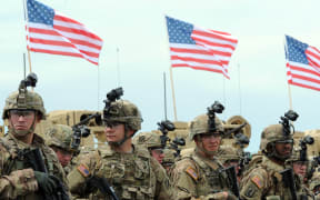 US soldiers prepare for military exercises