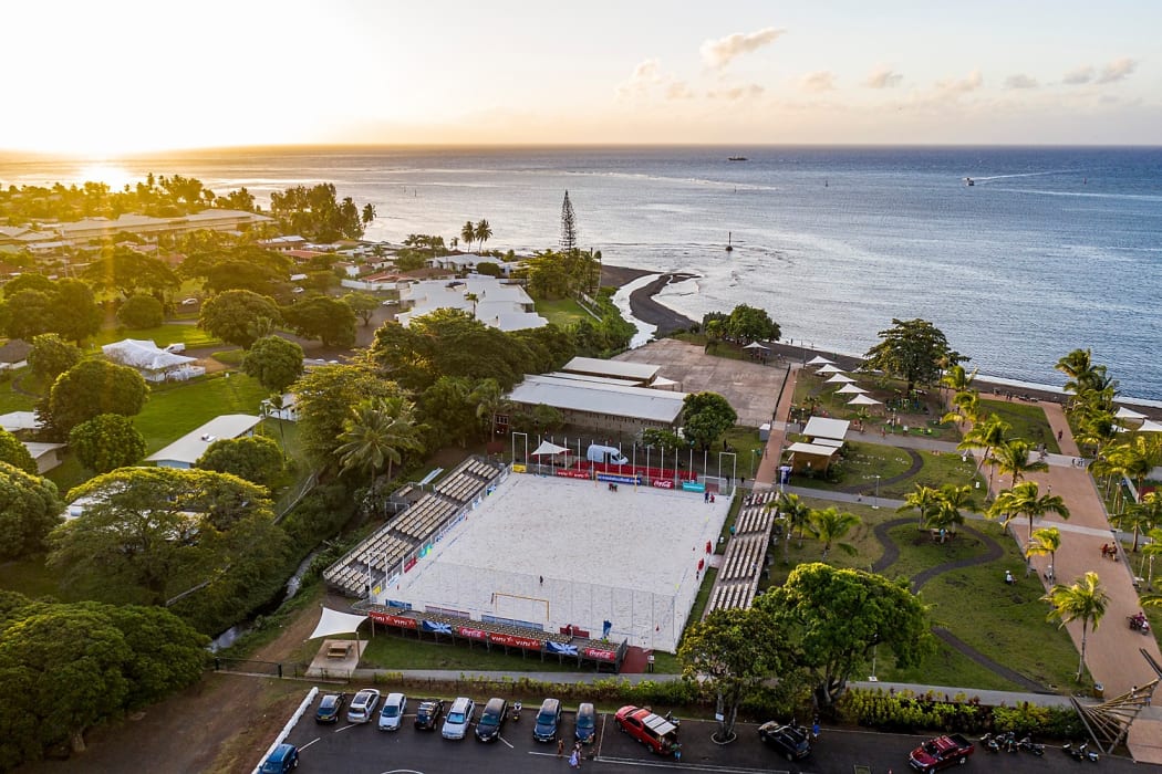 Tahiti's Parc Aorai Tini Hau where all the matches of the OFC Beach Soccer Nations Cup 2019 will play out.