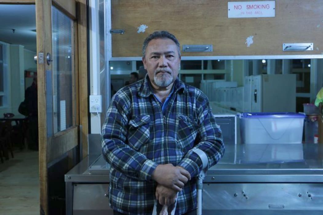 Raymond Teinaki has lived at Favona Lodge for seven years with his family in one room. He waited five years on the Housing NZ list, but removed himself because he lost hope.