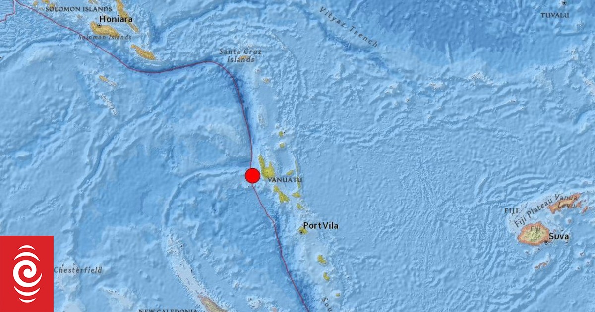 Earthquake strikes near cyclone-hit Vanuatu