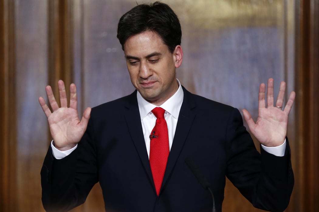 Labour leader Ed Miliband resigned after the party's defeat, saying he had "done my best".