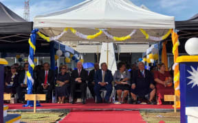 Leaders gathered for the Nauru 50th celebrations.