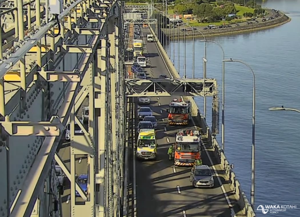 Four people injured after serious crash on Harbour Bridge