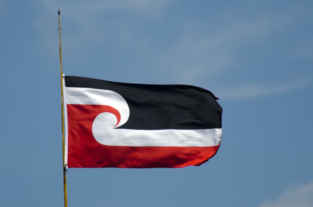 The national Māori flag - Tino Rangatiratanga.