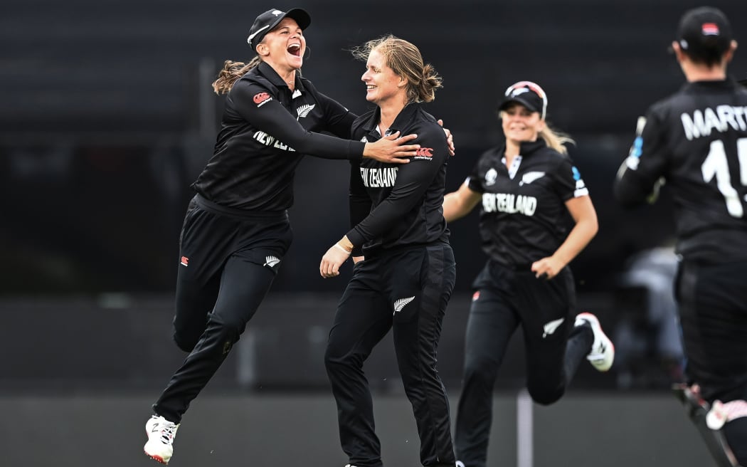 White Ferns celebrate