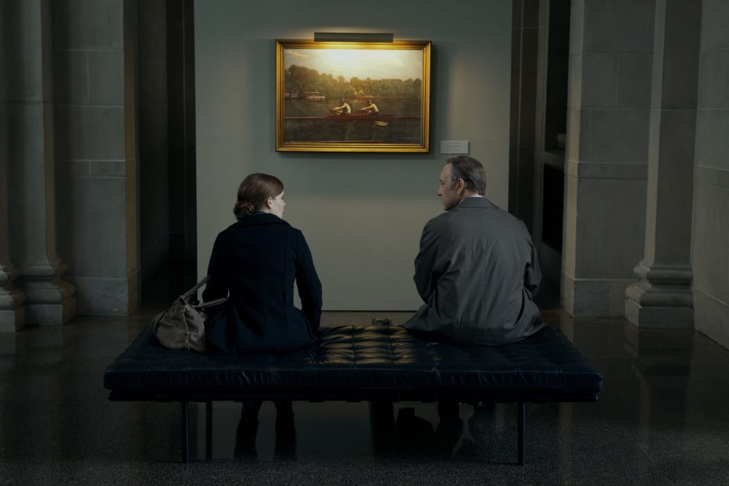 Movie still from the first episode of the 2013 Netflix series House of Cards, directed by David Fincher