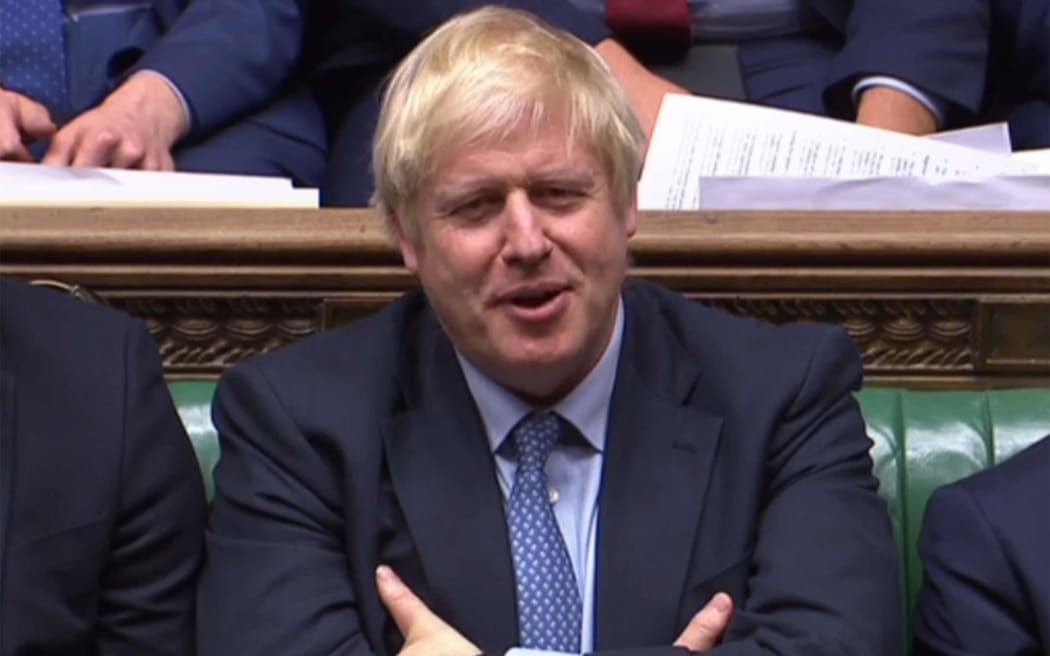 Britain's Prime Minister Boris Johnson told Parliament he wanted an election on 15 October.