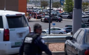 Law enforcement agencies respond to an active shooter at a Wal-Mart near Cielo Vista Mall in El Paso, Texas.