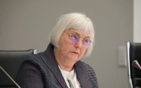 Chair and former Comissioner, Coral Shaw, at the hearing of the Royal Commission into Abuse in Care inquiry.