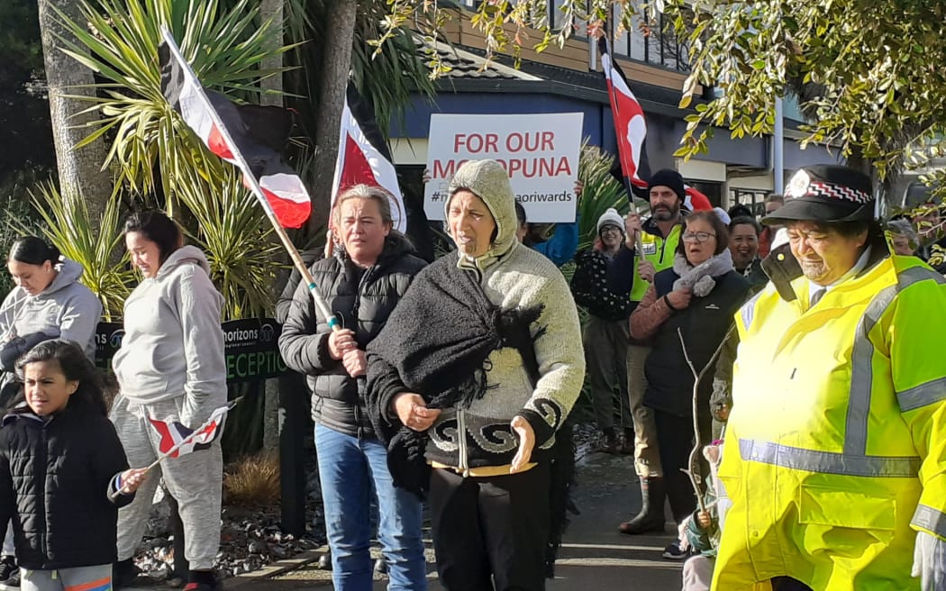 Hīkoi in support of Māori wards held in Palmerston North.