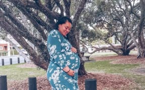 Fili Tagaloa, 27, is almost 38 weeks pregnant with her third child, but worries about whether she'll have to give birth in her home instead of hospital during the nationwide lockdown.