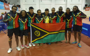 Vanuatu table tennis celebrates multiple gold