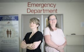 Head of Emergency Department Dr Suzanne Moran (left) and Lakes DHB strategy, planning and funding director Karen Evison.