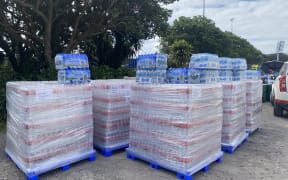The Aotearoa Tonga Relief Committee is coordinating shipping containers at Auckland's Mt Smart Stadium to be filled with donations, including emergency supplies from family in New Zealand to relatives in Tonga.