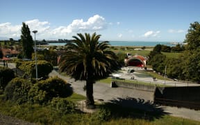 TIMARU - DECEMBER 26:   Caroline Bay,Timaru,South Canterbury,South Island,December 19,2004 in New Zealand.(Photo by Jo Hale/Getty Images)    *** Local Caption ***