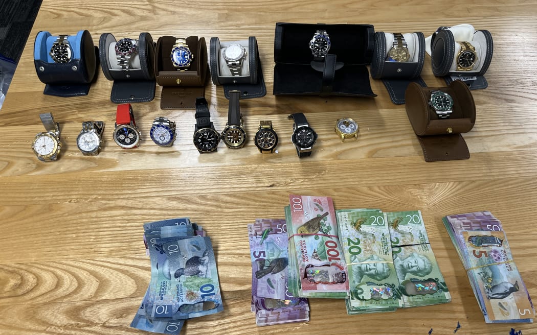 A police operation - Operation Chartruese - across Auckland has uncovered an alleged drug importation and money laundering operation