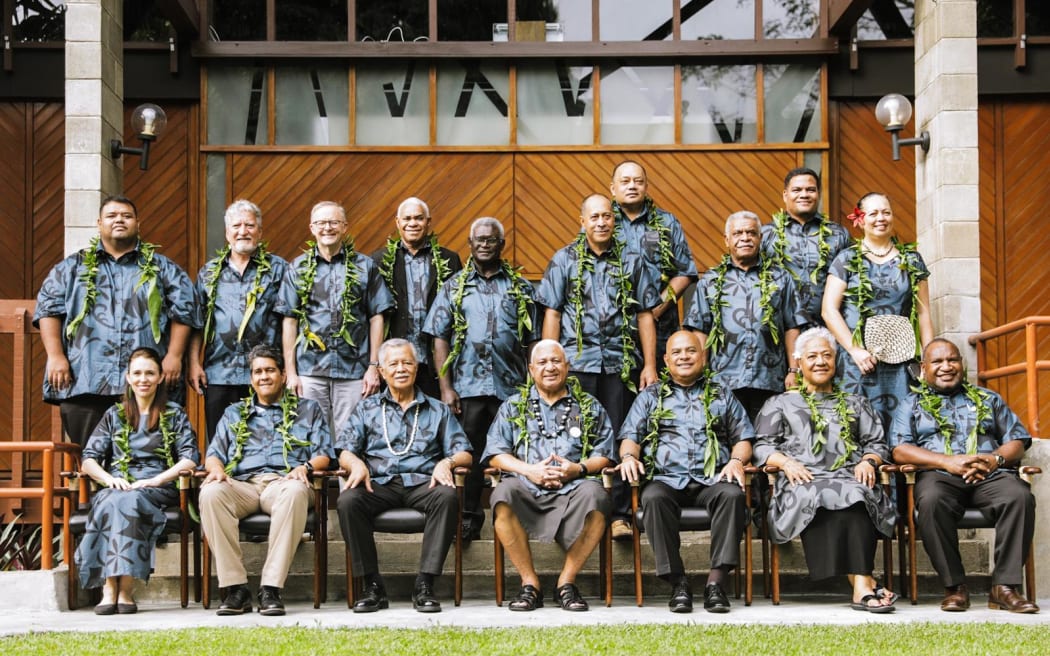 Pacific leaders at the Pacific Islands Forum in Suva