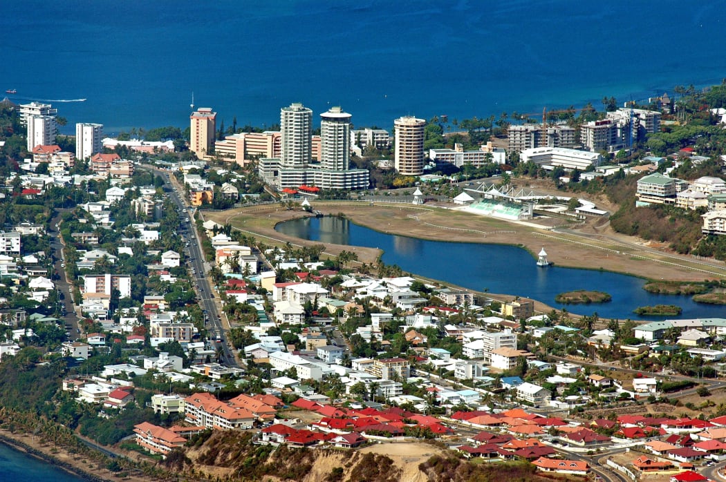 Residential areas in Noumea, New Caledonia south of the city. 2008