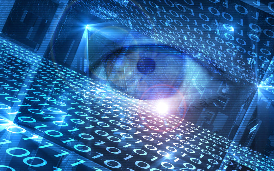 Imagen de piratería cibernética generada digitalmente.