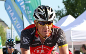 American cyclist Lance Armstrong in 2010