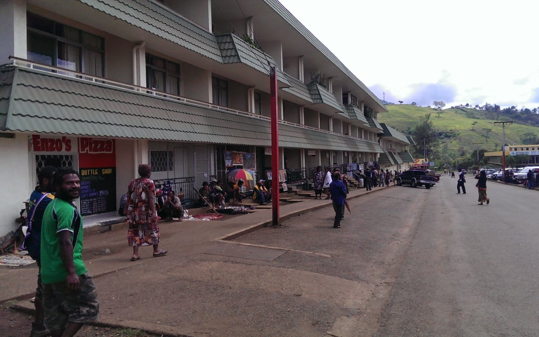 Goroka town, Eastern Highlands, Papua New Guinea.