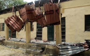 After the raid: a classroom at the government girls secondary school in Chibok.