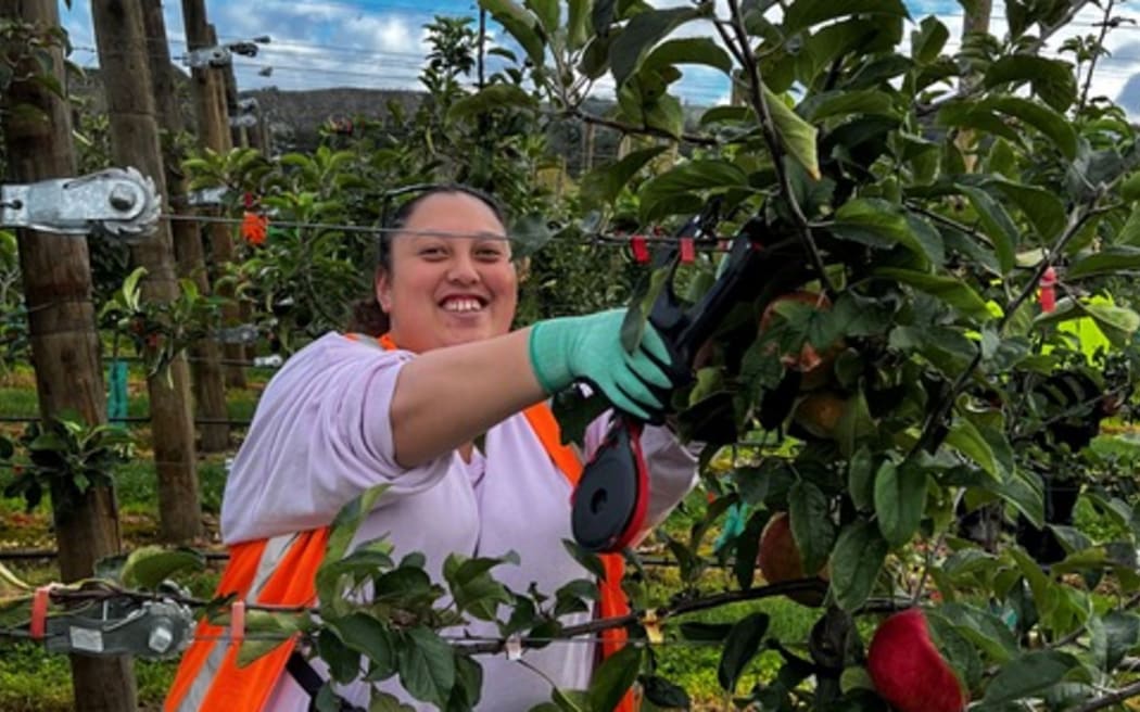Horticulture cadet Alannah Malolo Apelu.