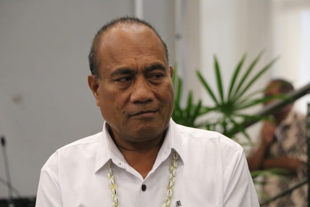 The president of Kiribati, Taneti Maamau, at the 2019 Pacific Islands Forum summit in Tuvalu.