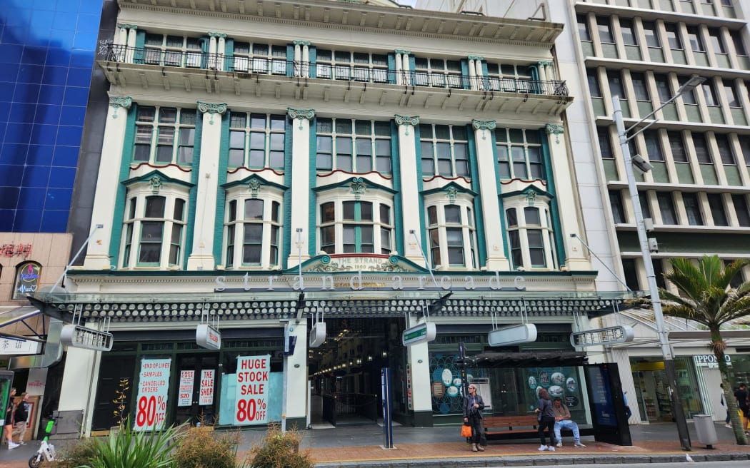 The Strand Building on Queen St, Auckland