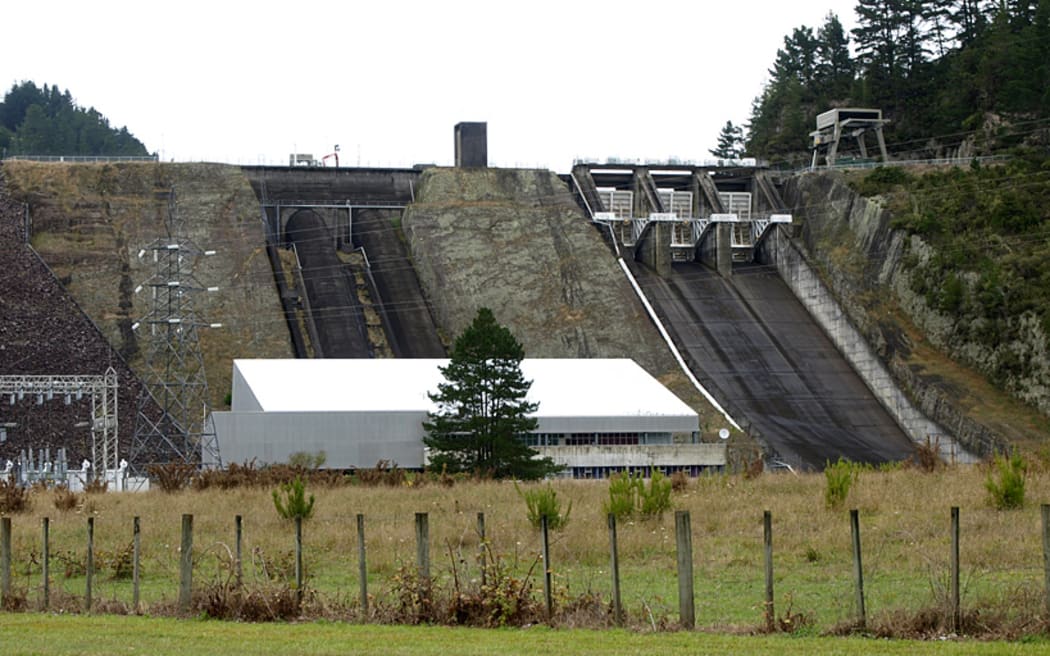 lake matahina - dam - new zealand