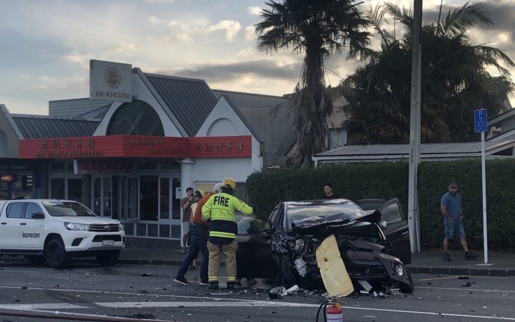 One seriously injured after major collision on Auckland road RNZ News